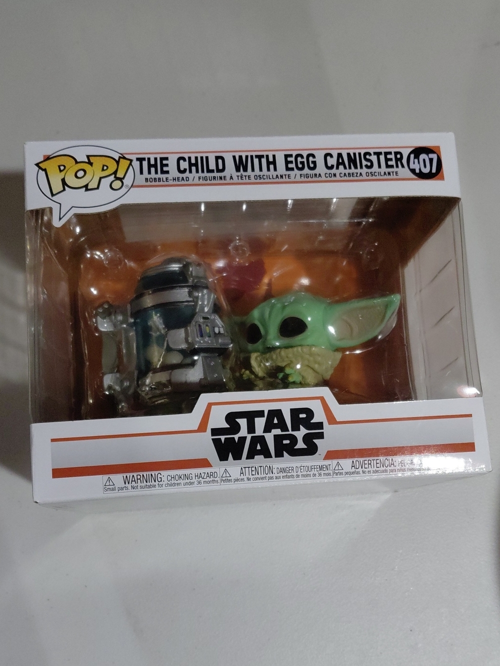 Funko Pop! Star Wars The Child with Egg Canister - Green & Silver